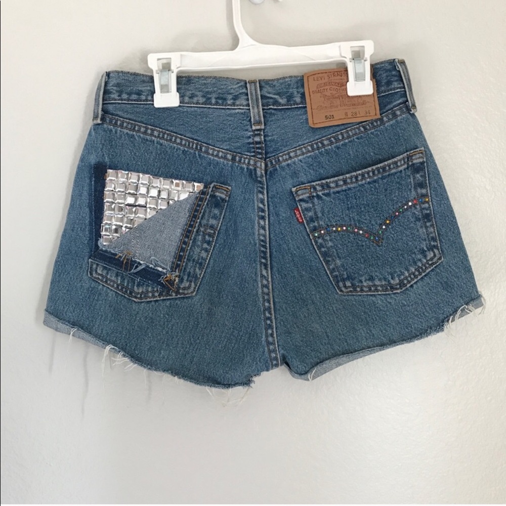 Levi’s high waisted shorts